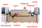 Dual-Glovebox Integrated 1200°C Four-Zone Tube Furnace-OTF-1200X-IV-GB