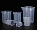 Plastic measuring beaker, capacity 25 to 1000 ml