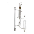 Variable reflux distillation head with Dimroth spiral