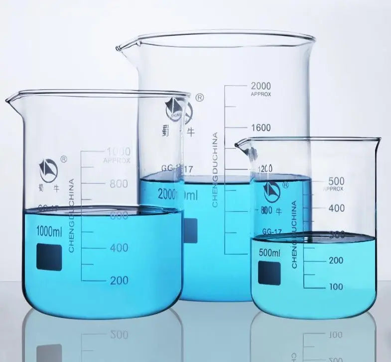 Short beaker, 5 ml to 10000 ml