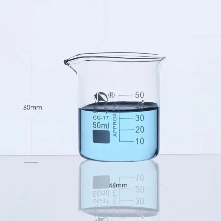 Short beaker, 5 ml to 10000 ml