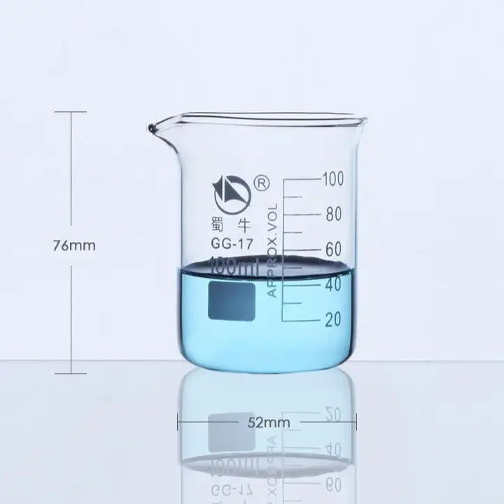 Short beaker, 5 ml to 10000 ml