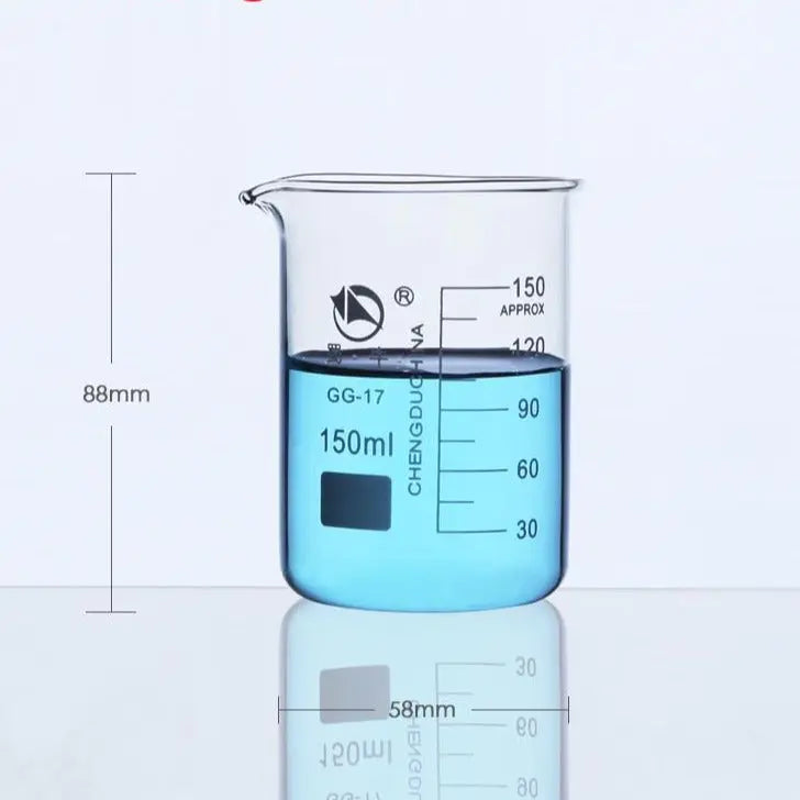 Short beaker, 5 ml to 10000 ml