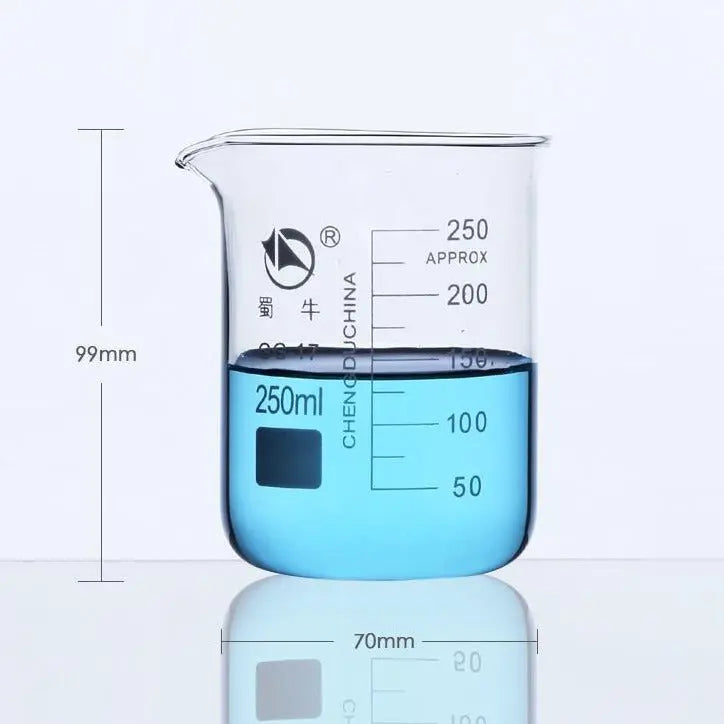 Short beaker, 5 ml to 10000 ml