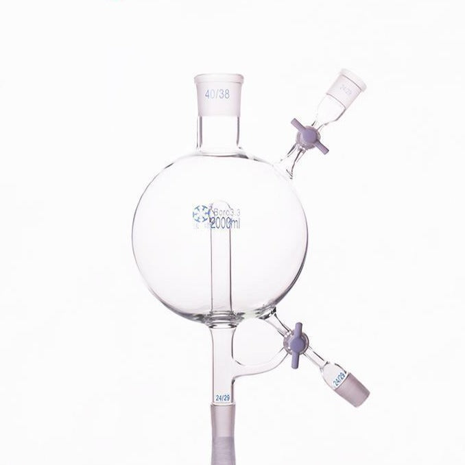 Solvent distillation head with 2 side joint, capacity 500 to 2000 ml