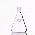 Suction bottle in erlenmeyer shape with joint, capacity 125 to 20000 ml