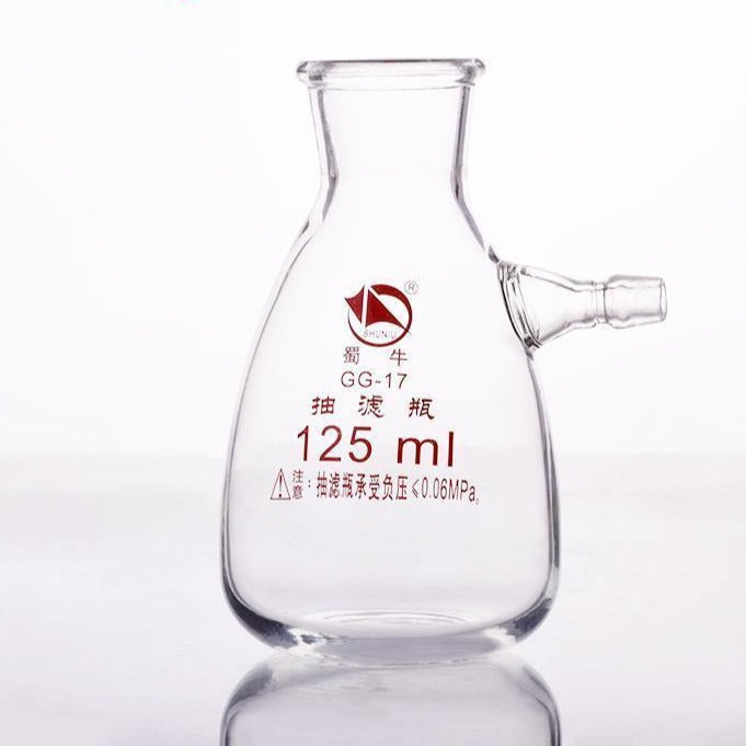 Suction bottle with glass olive, capacity 125 to 20000 ml