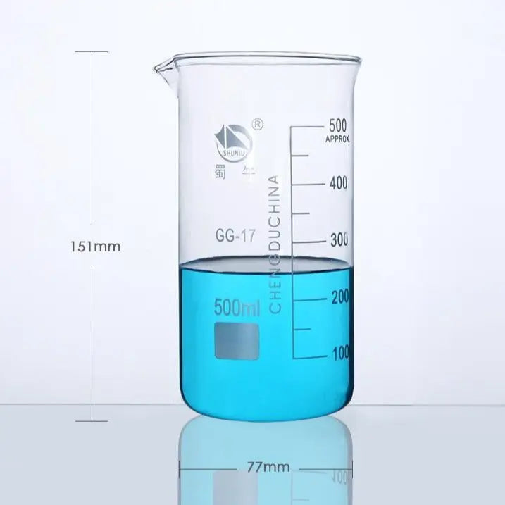 Tall beaker, 50 ml to 2000 ml