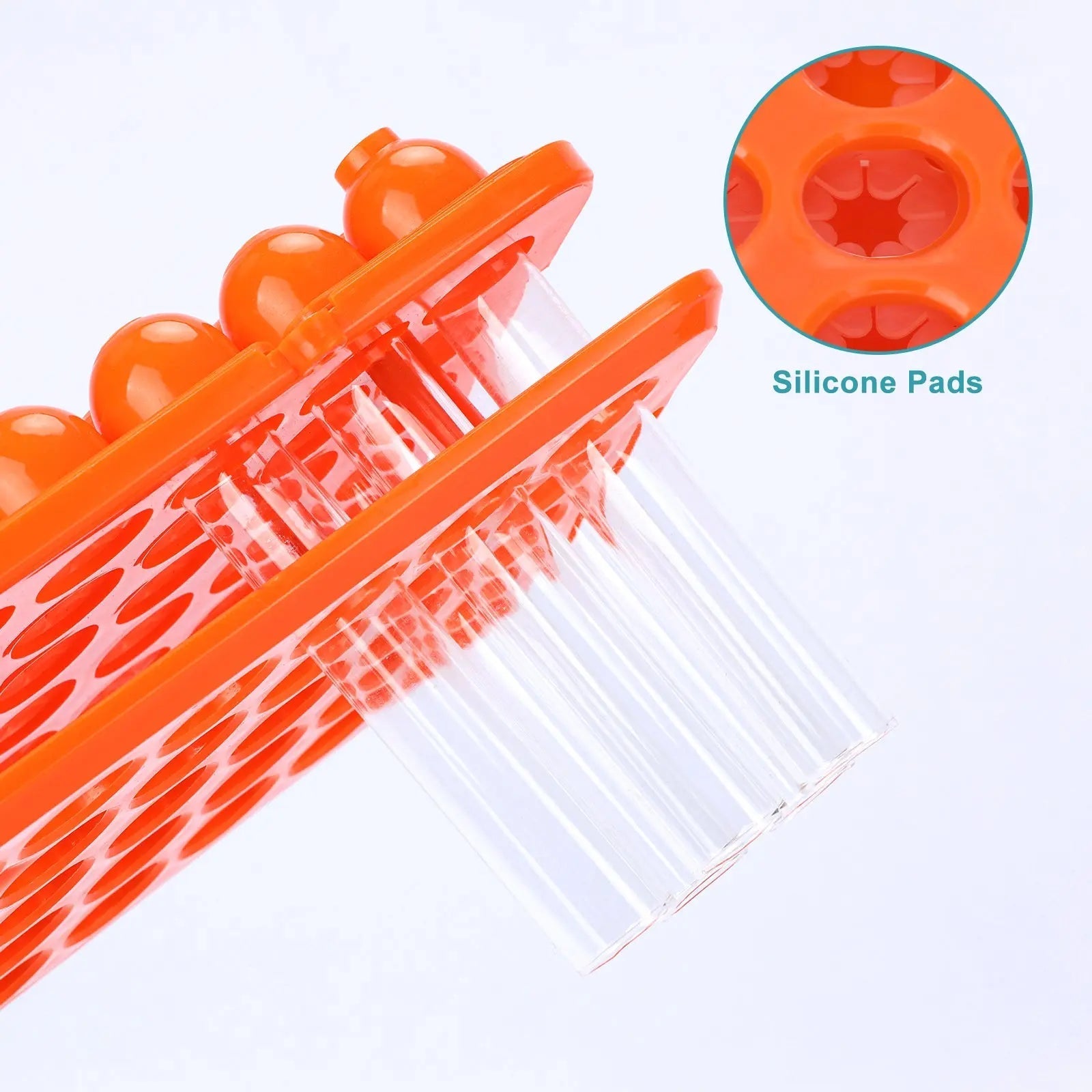 Test Tube Rack, 18mm Pore Size with Silicone Pad