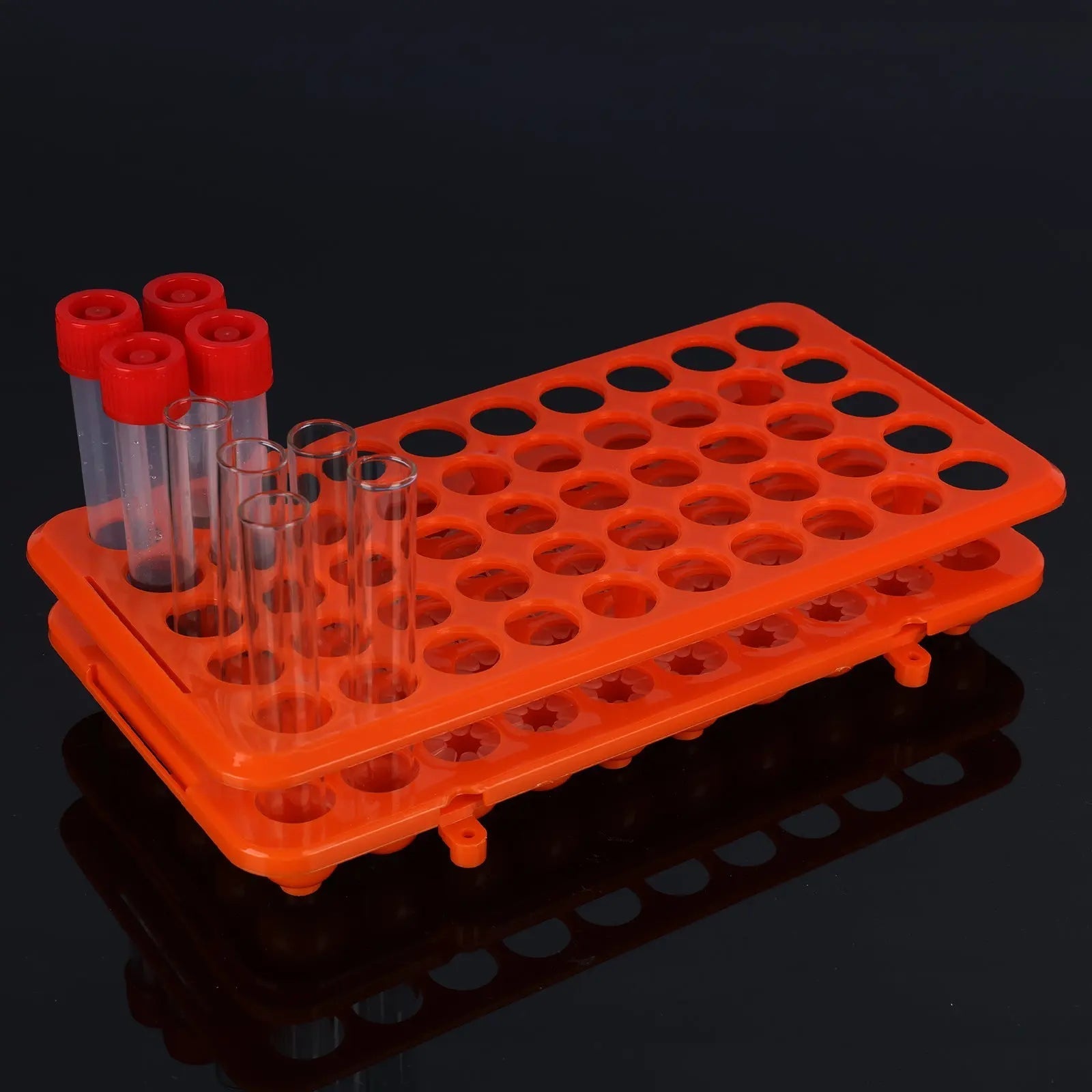 Test Tube Rack, 18mm Pore Size with Silicone Pad