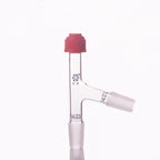 Thermometer adapter with 75° connecting tube and joint