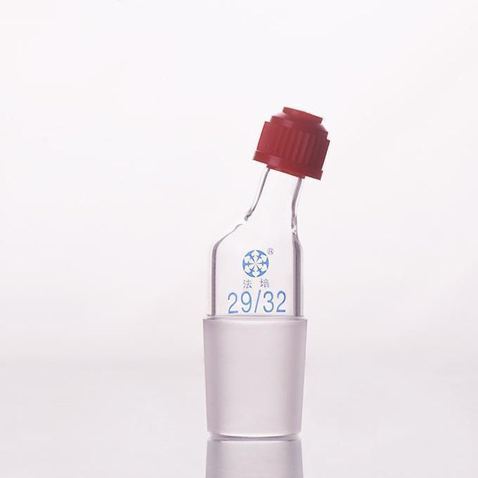 Thermometer adapter with side hole cap