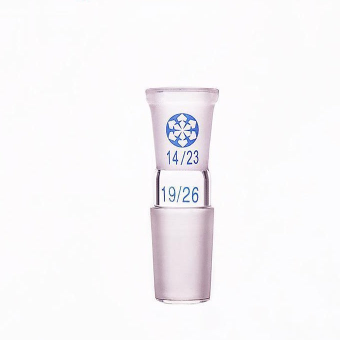 Transition adapter, standard joint socket to standard joint cone, enlarging