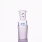 Transition adapter, standard joint socket to standard joint cone, enlarging