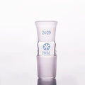Transition adapter, standard joint socket to standard joint cone, enlarging
