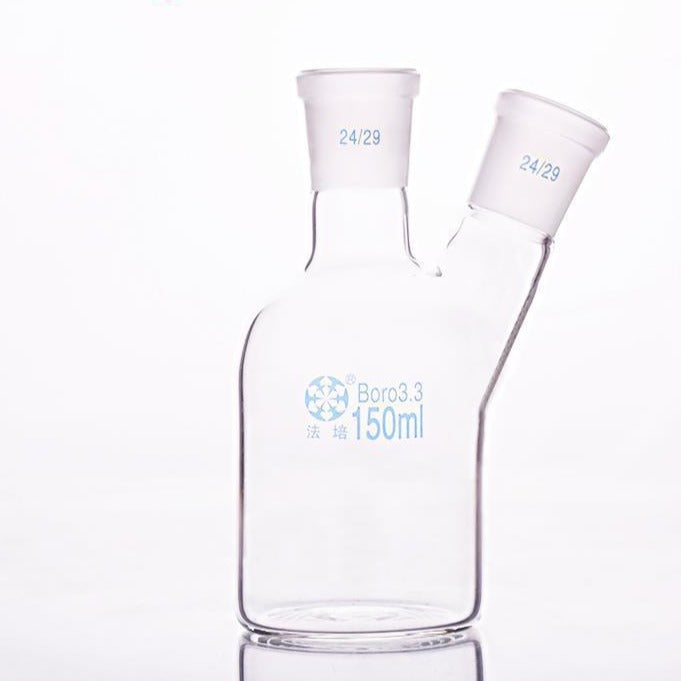 Double-necked  cylindrical bottle, capacity 250 to 5000 ml