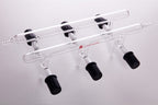 Double bank vacuum manifold with valve, 3 to 5 ports, schlenk line