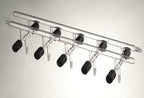 Double bank vacuum manifold with valve, 3 to 5 ports, schlenk line